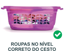 Roupas no nível correto